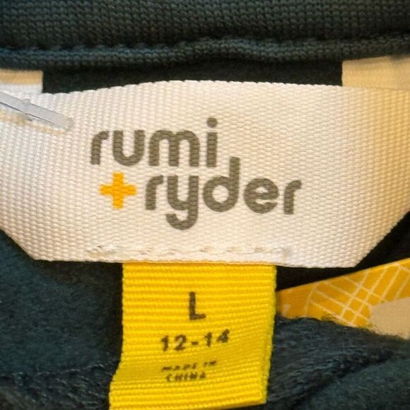 Dream Fleece Dark Green Hoodie Boys Super Soft Casual Top Rumi + Ryder New - Picture 4 of 5